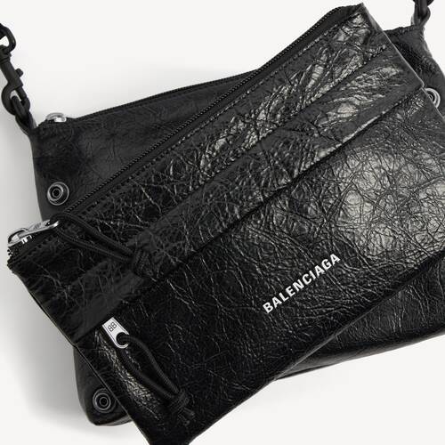 explorer double pouch messenger bag