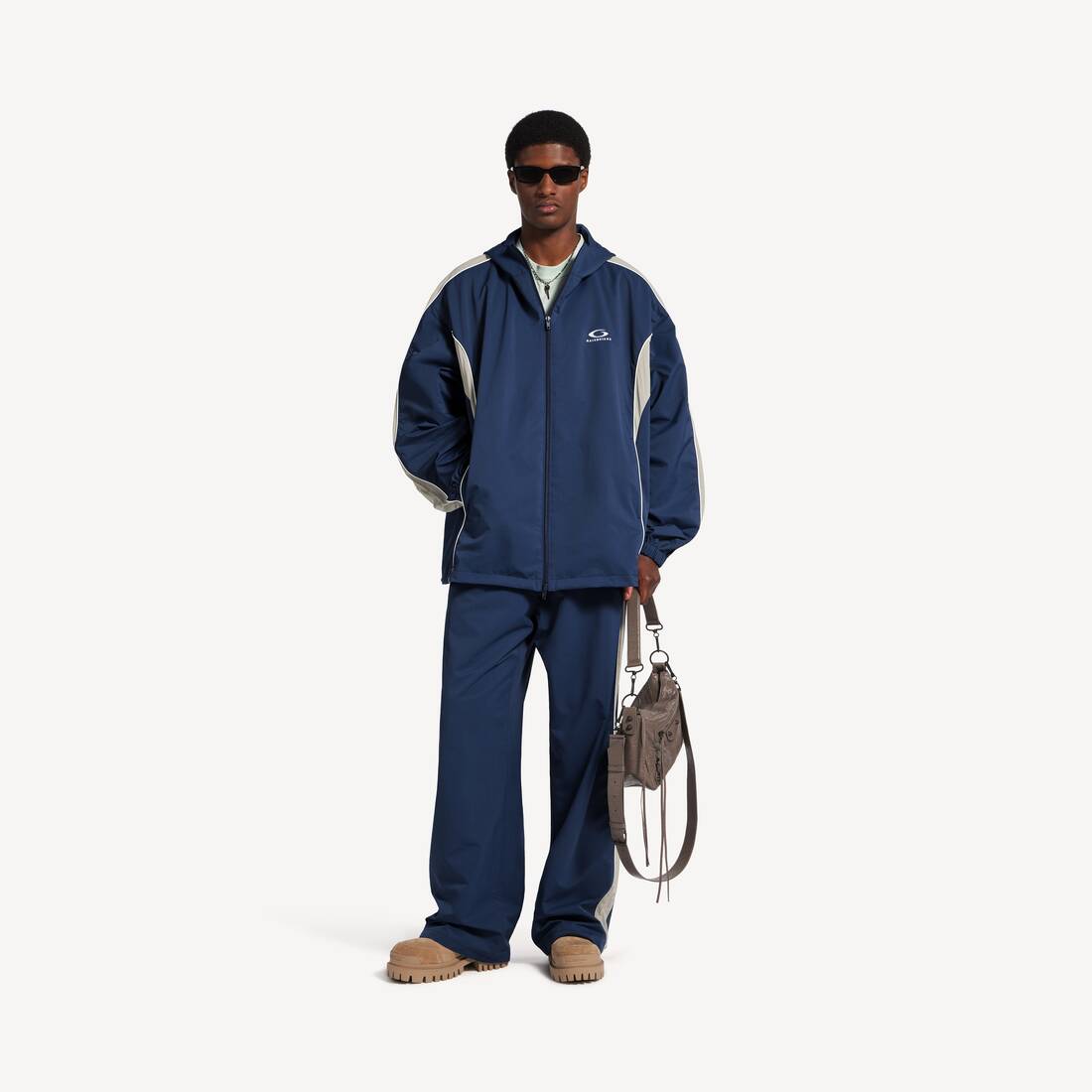 Men's Tracksuit Jacket in Marine Blue | Balenciaga Netherlands EN - Image 2