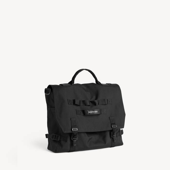 Bolso Messenger Army para Hombre en Negro - Hombre | Balenciaga Espa&ntilde;a ES - Image 2