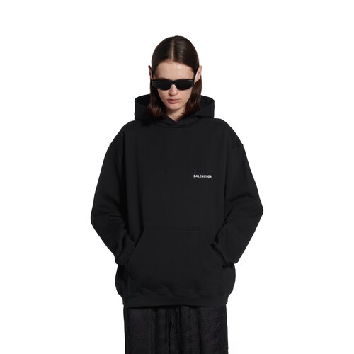 hoodie balenciaga back regular fit