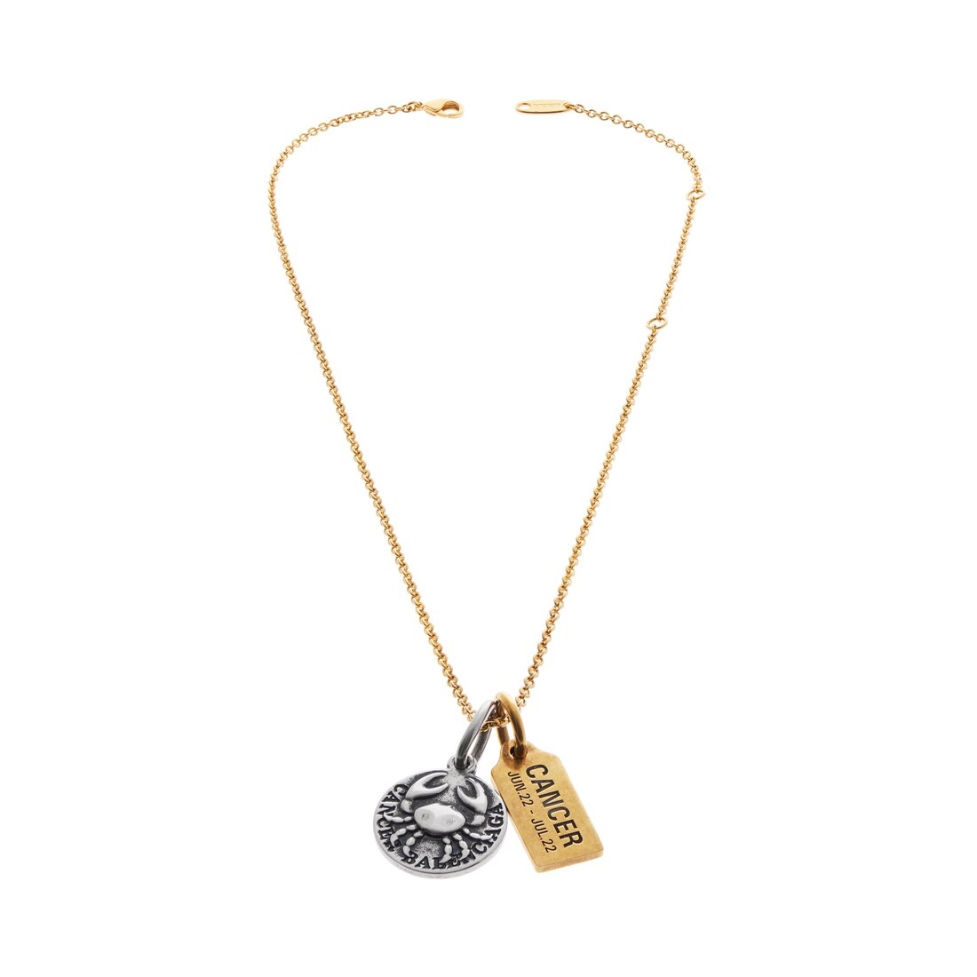 Horoscope Cancer Necklace in Gold/silver