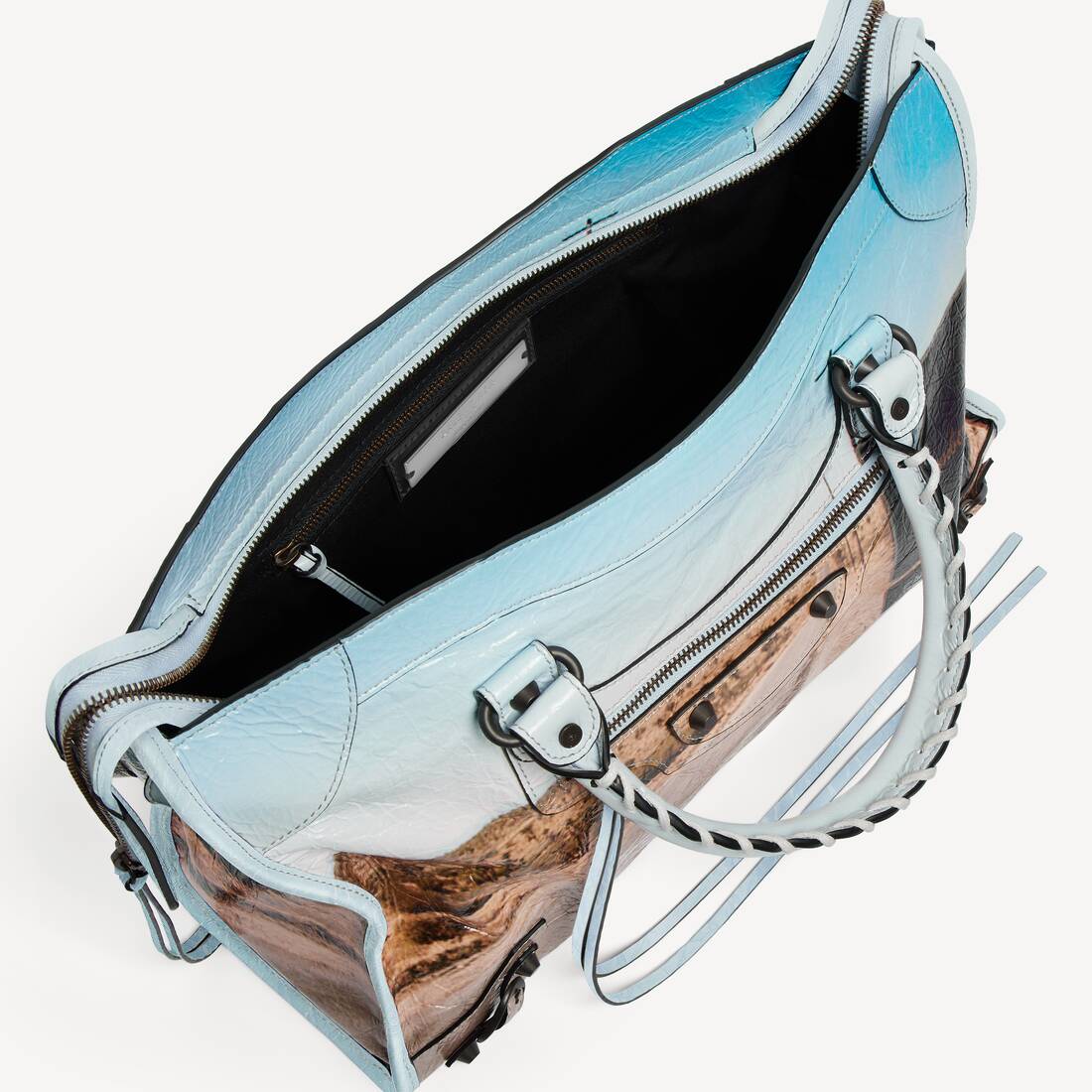 Women's Le City Bag Medium in Blue | Balenciaga United States EN - Image 5