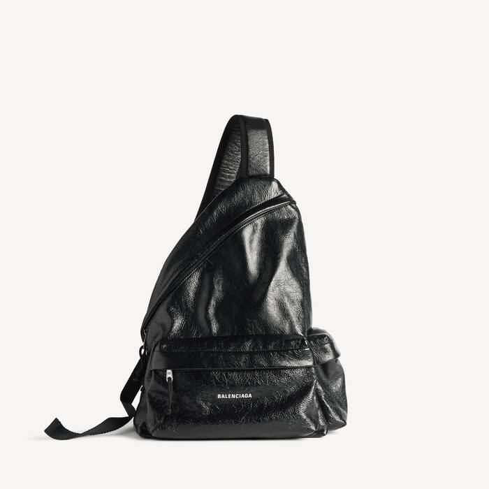 balenciaga leather backpack Everyday Drawstring Black 12973422 The Explorer leather backpack by Balenciaga is a luxurious accessory that marries functionality with high Balenciaga Leather Backpack | neverlandsupply
