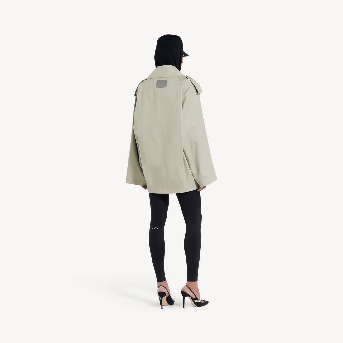 Zweireiher-trenchcoat f&uuml;r Damen in Helles Beige | Balenciaga Deutschland DE - Image 4