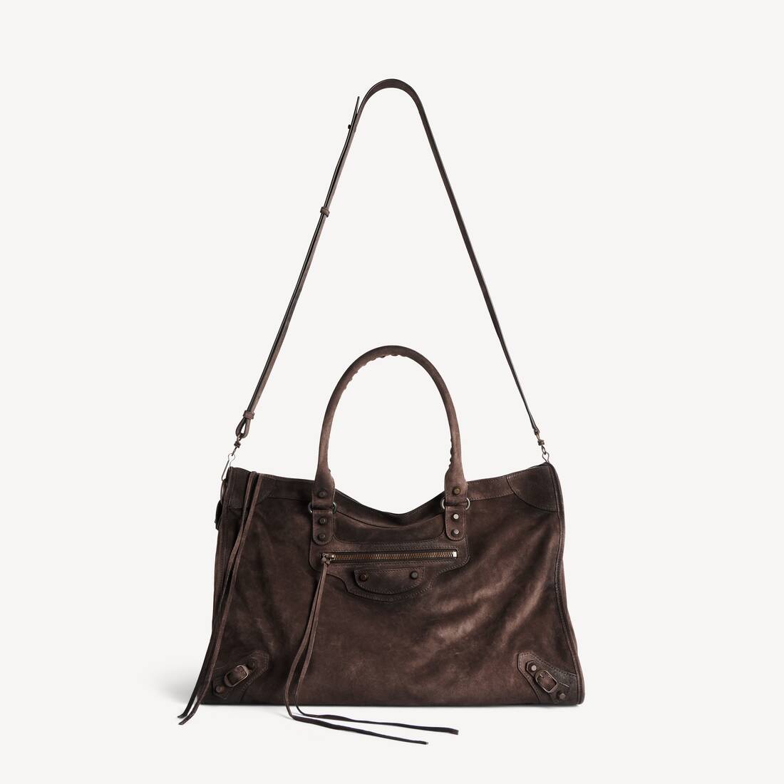 Men's Le City Bag Large in Light Espresso | Balenciaga Mexico EN - Image 4
