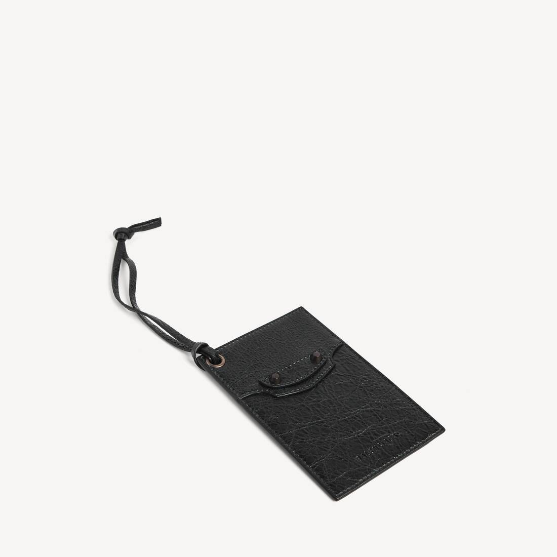 Men's Le City Charm/keychain Card Holder in Black | Balenciaga United States EN - Image 2