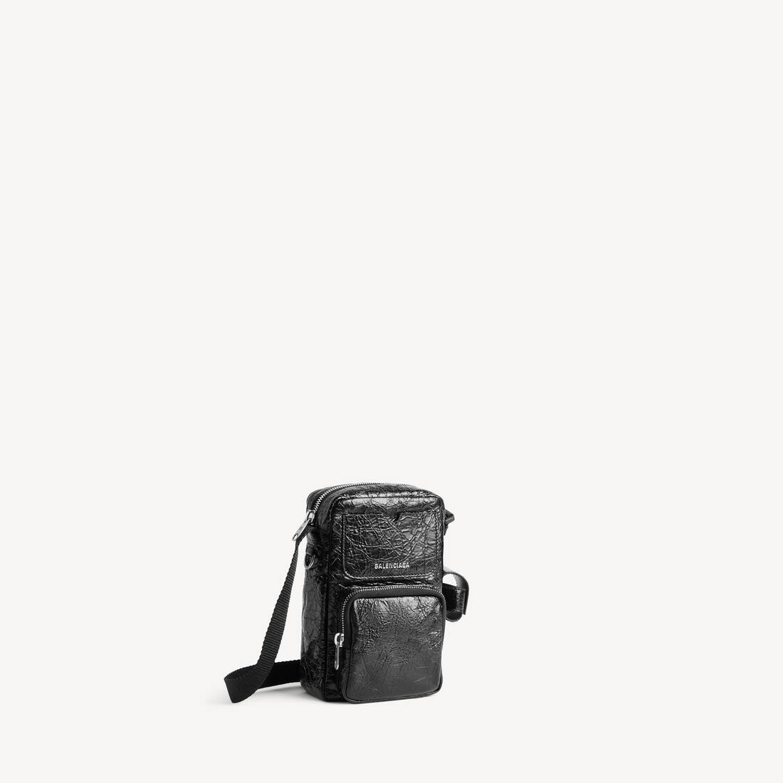 Men's Superbusy Vertical Crossbody Bag in Black | Balenciaga Denmark EN - Image 2