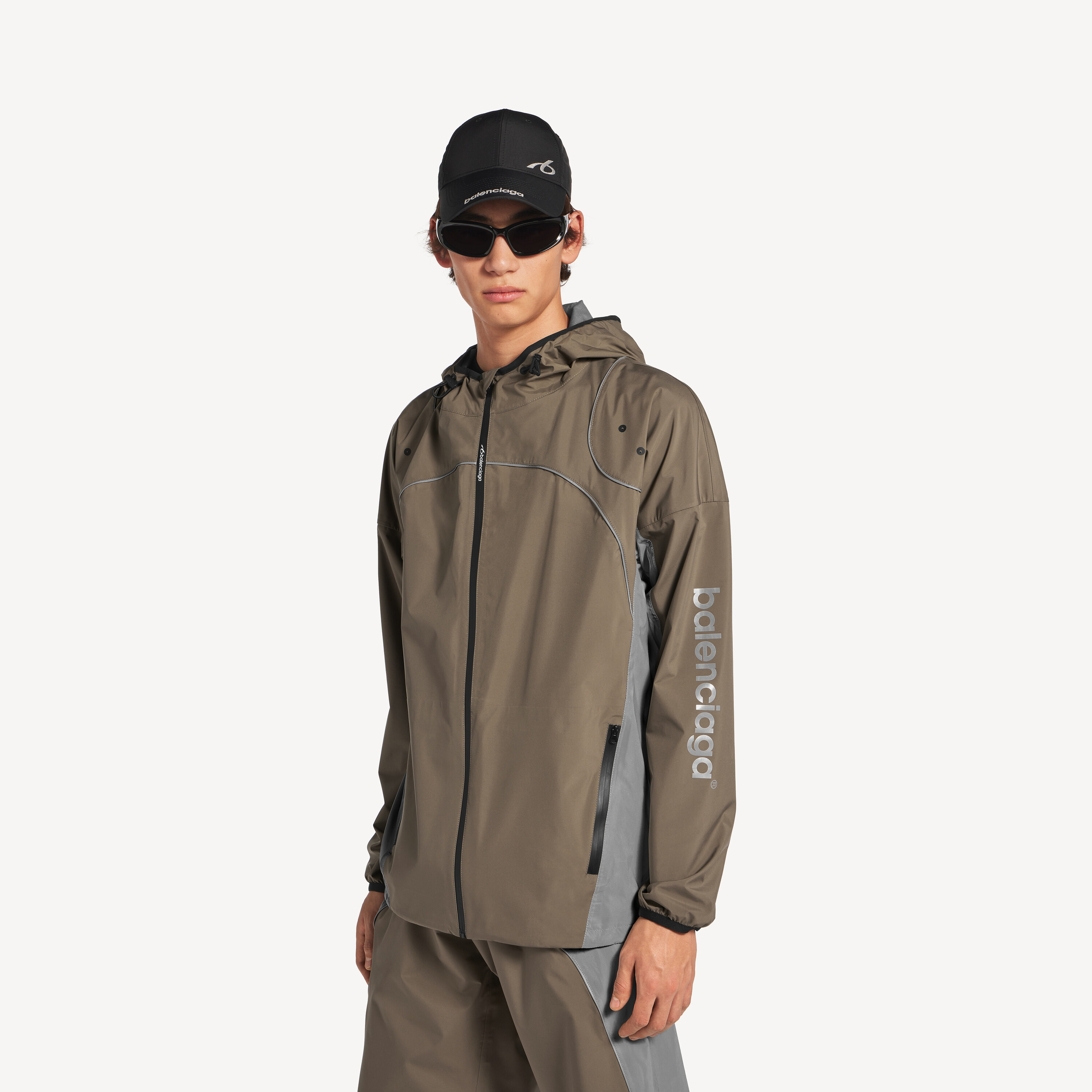 Balenciaga techwear zip-jacke