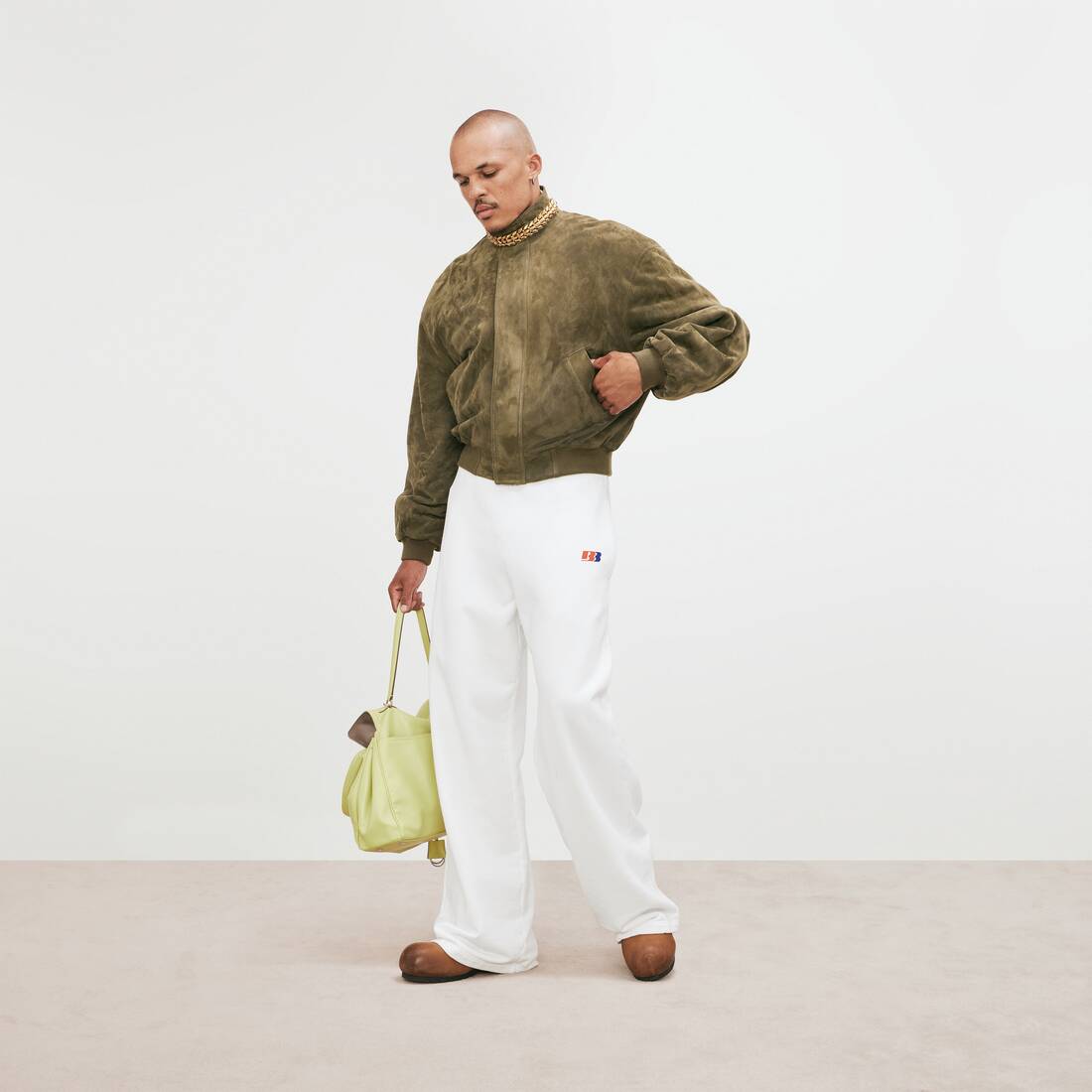Blouson pour Homme en Kaki | Balenciaga Luxembourg FR - Image 2