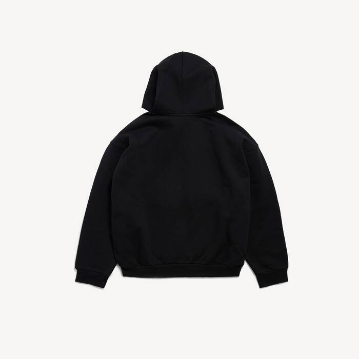 Balenciaga | Automobili Lamborghini Hoodie Medium Fit f&uuml;r Herren in Verblasstes Schwarz - Herren | Balenciaga Deutschland DE - Image 2