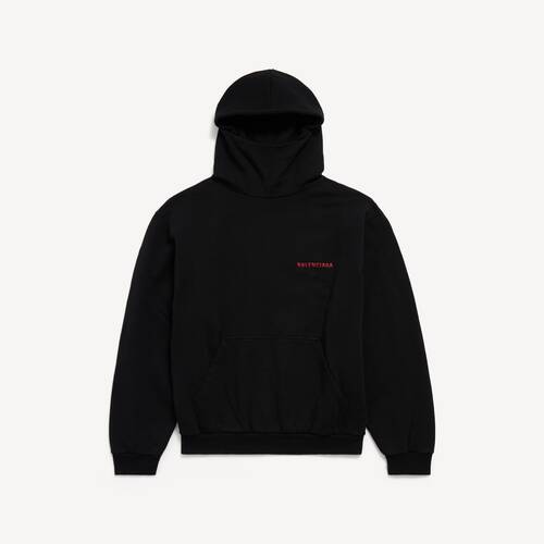 balenciaga back gradient hoodie &agrave; col montant