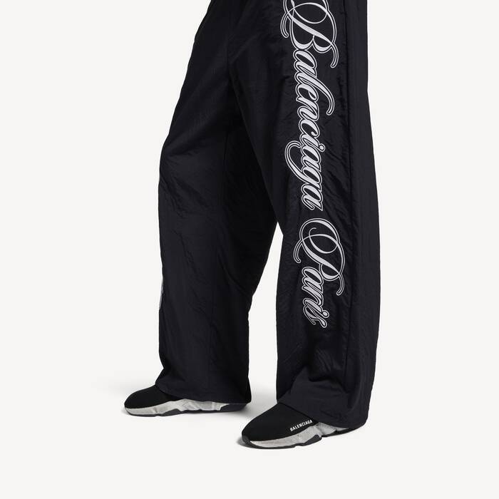 Zapatillas Speed De Punto Reciclado Con Estr&aacute;s para Hombre en Negro - Hombre | Balenciaga Espa&ntilde;a ES - Image 3