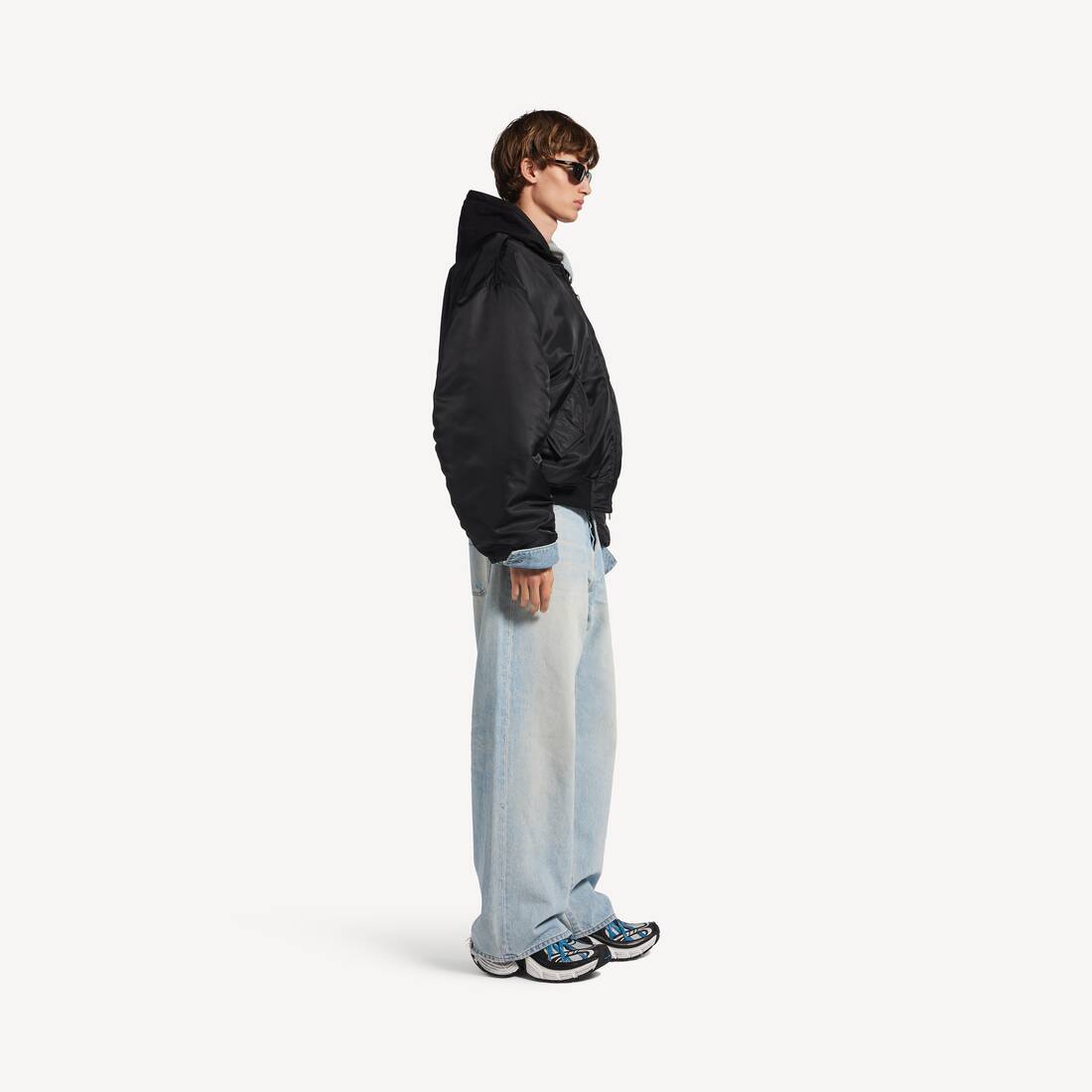 Men's Casual Pants in Light Blue | Balenciaga Netherlands EN - Image 3