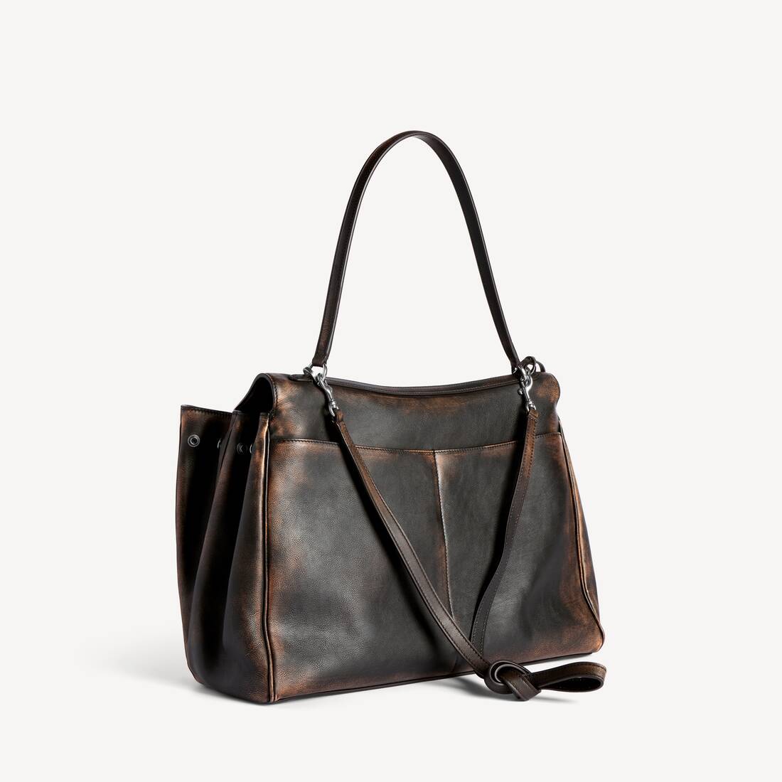 Men's Rodeo Handbag Large in Brown | Balenciaga Canada EN - Image 3