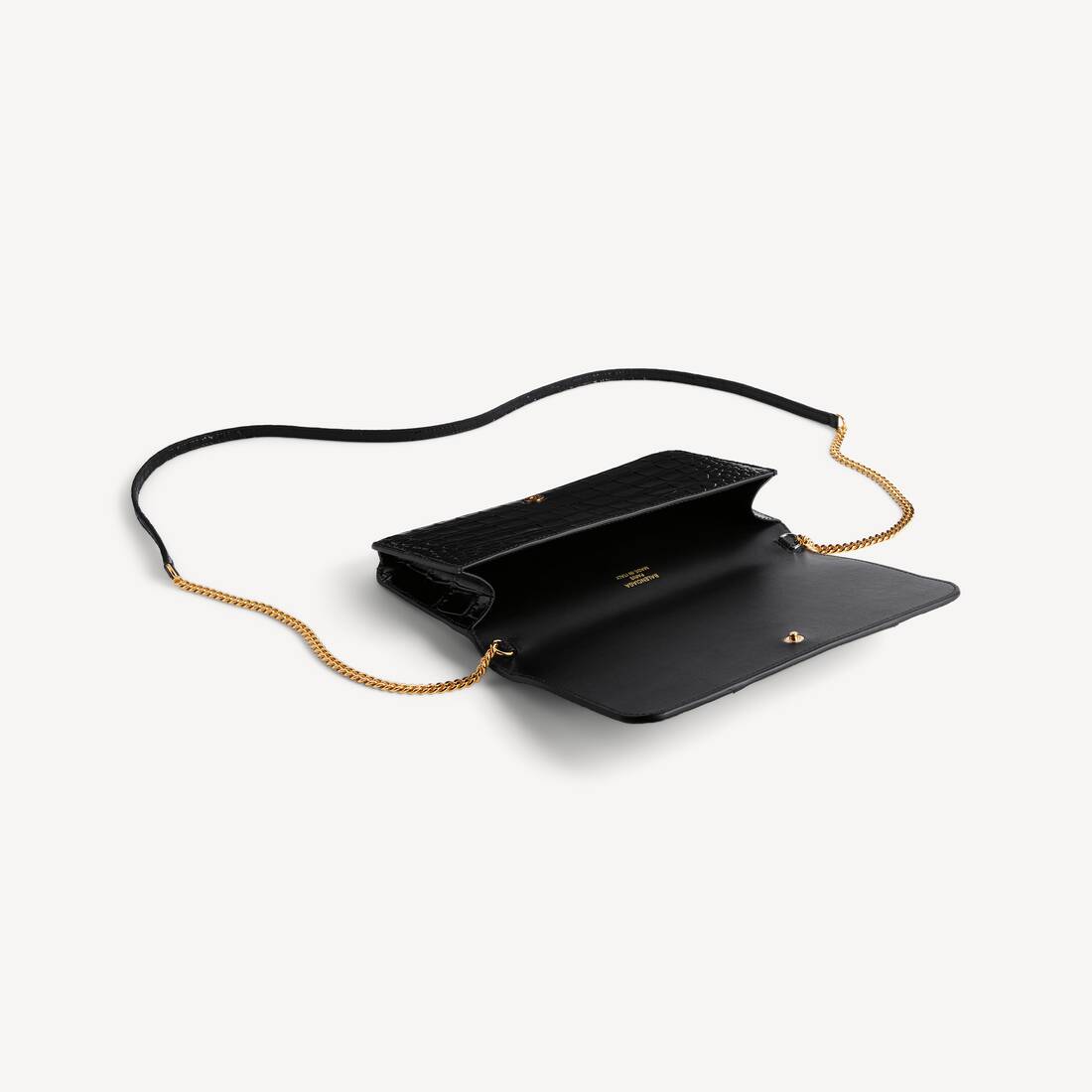 Women's Hourglass Phone Pouch in Black | Balenciaga New Zealand EN - Image 4