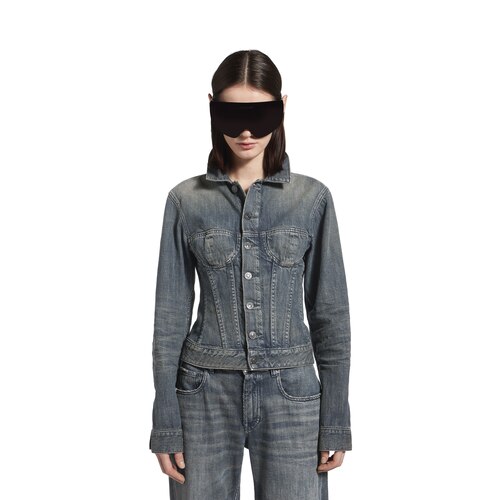 コルセット デニム ジャケット