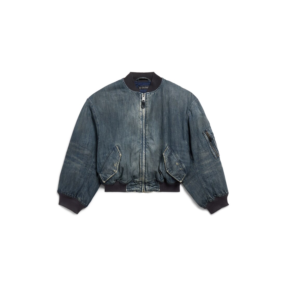 BALENCIAGA 25SS denim bomber デニムボンバー M BALENCIAGA 25SS denim bomber デニムボンバー - メルカリ