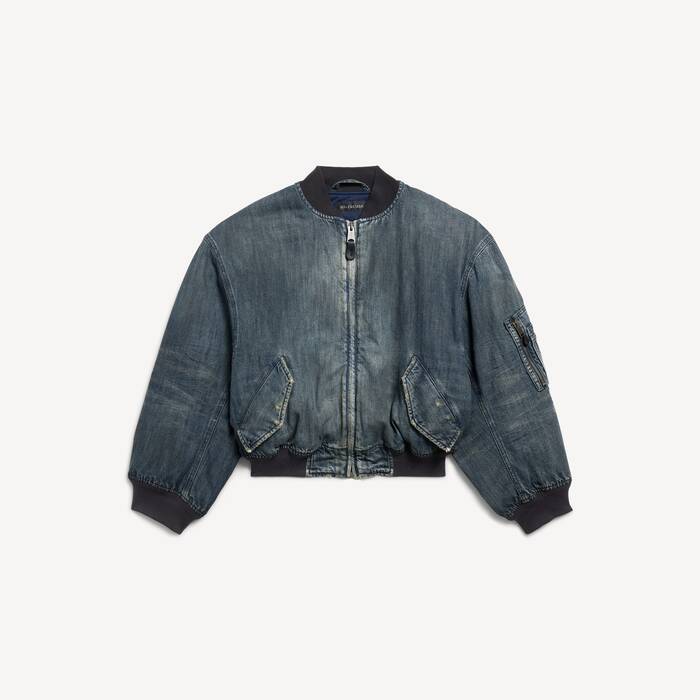 standard denim bomber
