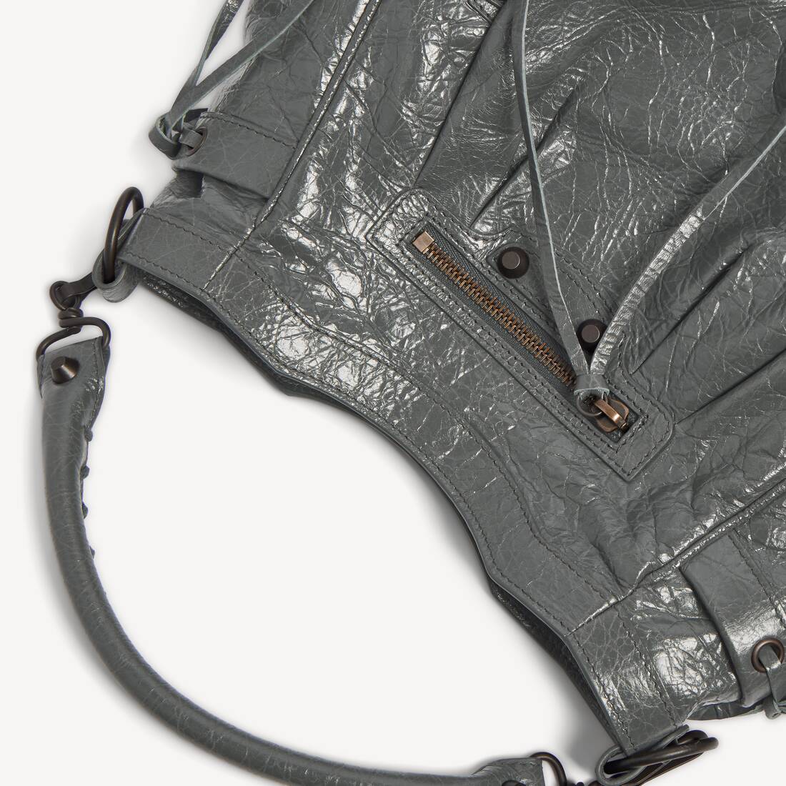 Sac Seau Le City Petit pour Femme en Roche Volcanique | Balenciaga Belgique FR - Image 6