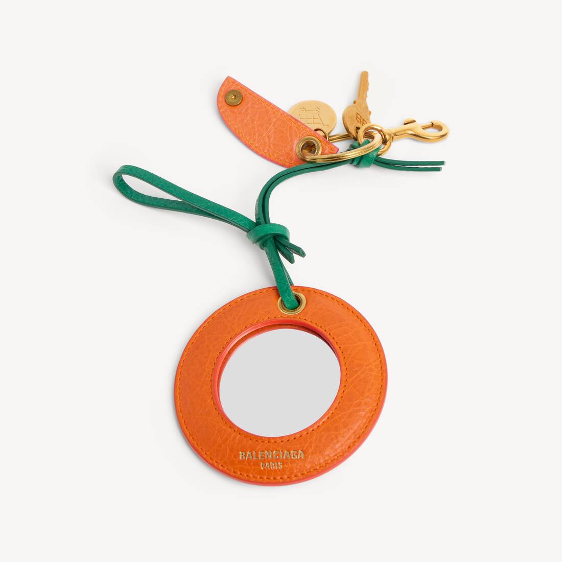Charm/porte-cl&eacute;s Orange Le City pour Femme en Orange/jaune | Balenciaga Belgique FR - Image 2