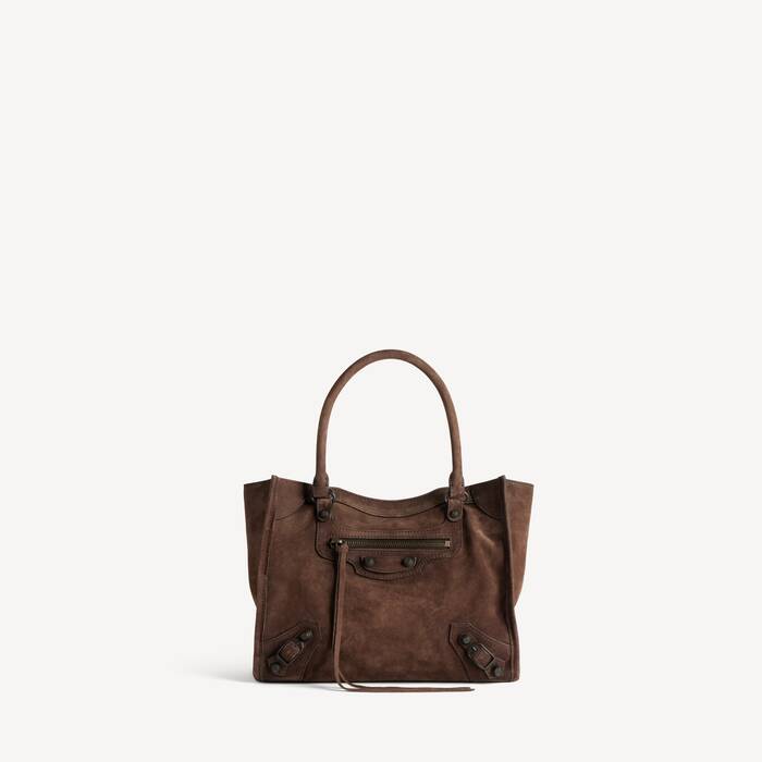Women's Le City Tote Bag Mini in Light Espresso - Women | Balenciaga Bulgaria EN - Image 1