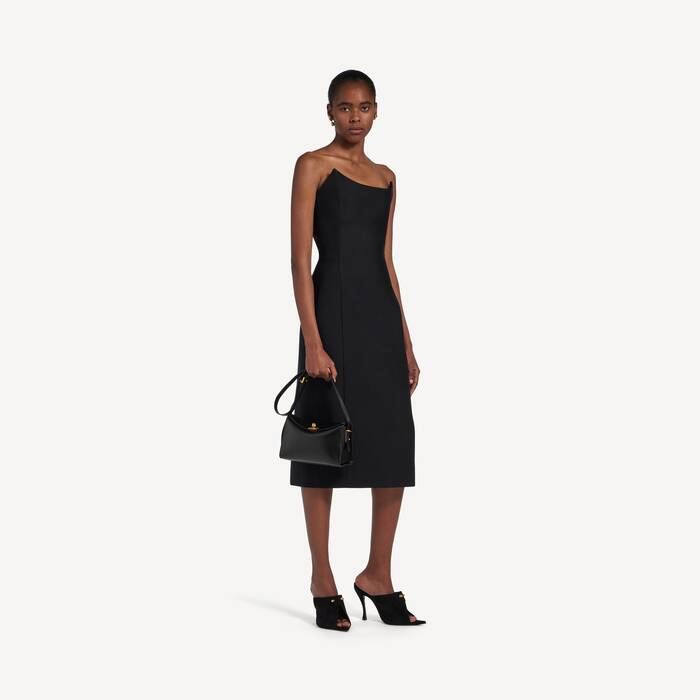 Women's Le 7 Shoulder Nano Bag in Black - Women | Balenciaga Netherlands EN - Image 3
