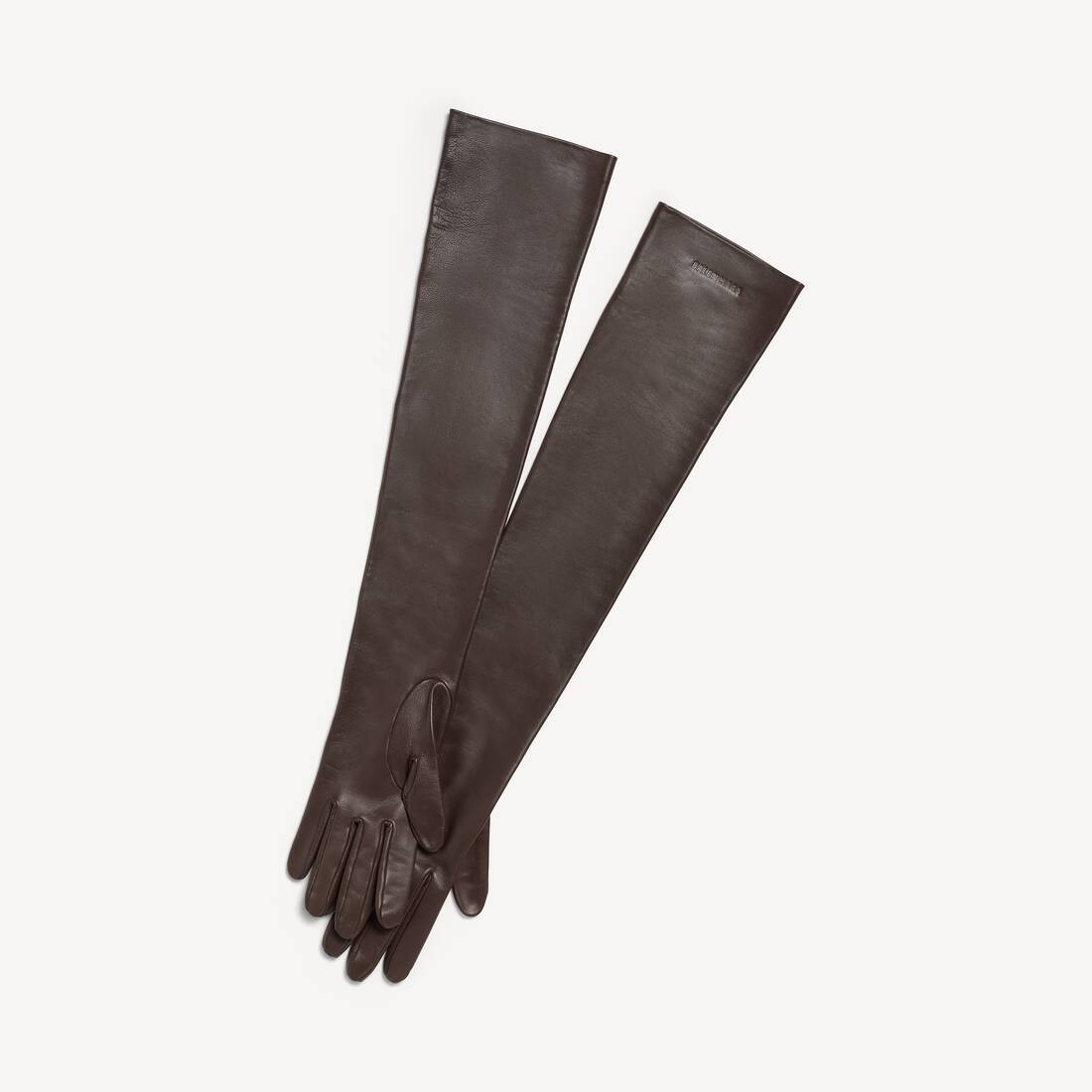 Gants Longs pour Femme en Cacao | Balenciaga Belgique FR - Image 2