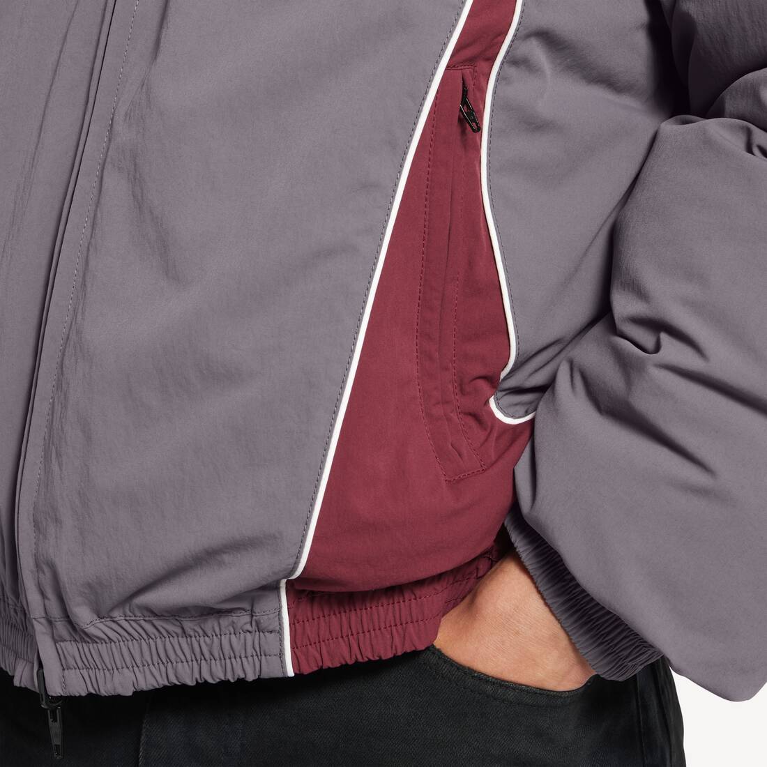 Men's Reversible Tracksuit Jacket in Smoky Purple | Balenciaga United States EN - Image 7