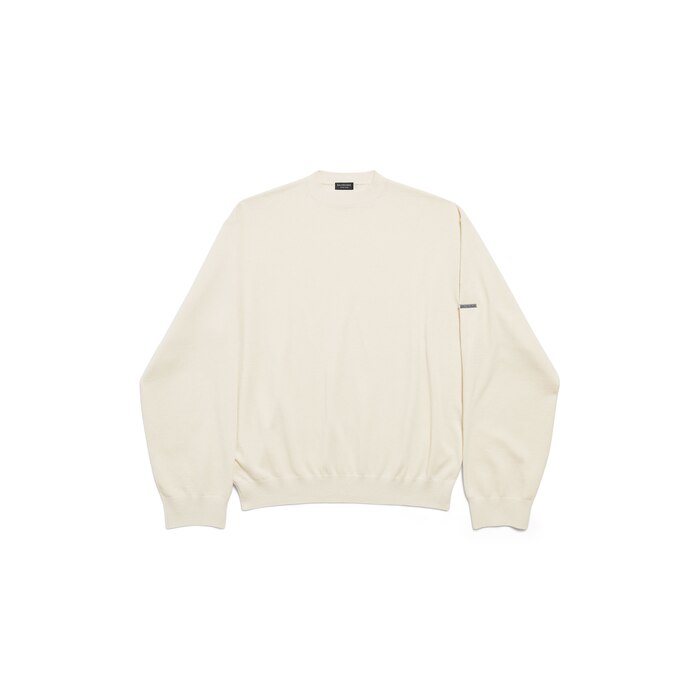 BALENCIAGA ベージュ ロゴニットセーター L 2025年最新】BALENCIAGA カラー：ベージュ系 ニット・セーターの
