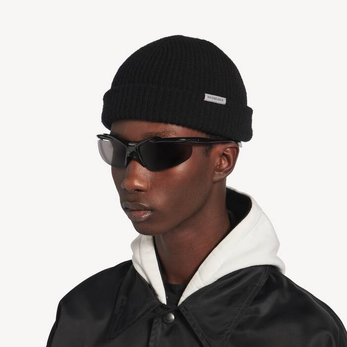 Berretto In Lana da Uomo in Nero - Uomo | Balenciaga Italia IT - Image 3