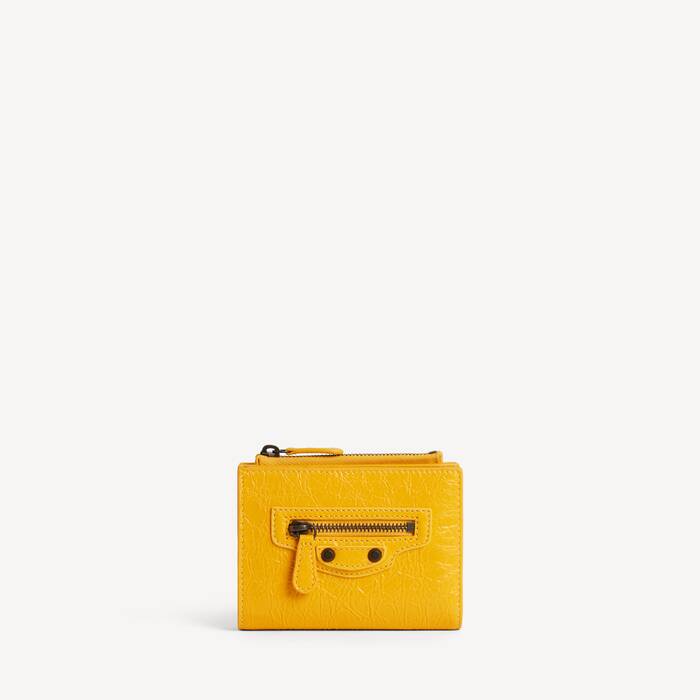 Women's Le City Bifold Wallet in Marge Yellow - Women | Balenciaga Australia EN - Image 1