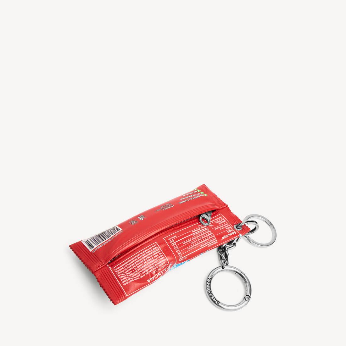 Men's Keychain/charm Snack Pouch in Red | Balenciaga Slovakia (slovak Republic) EN - Image 3
