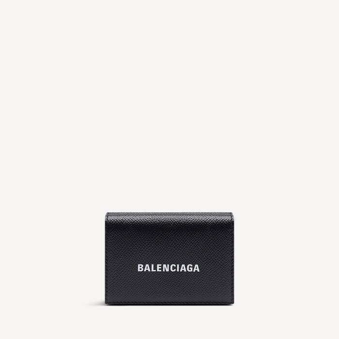 Men's Cash Mini Wallet in Black - Men | Balenciaga Australia EN - Image 1