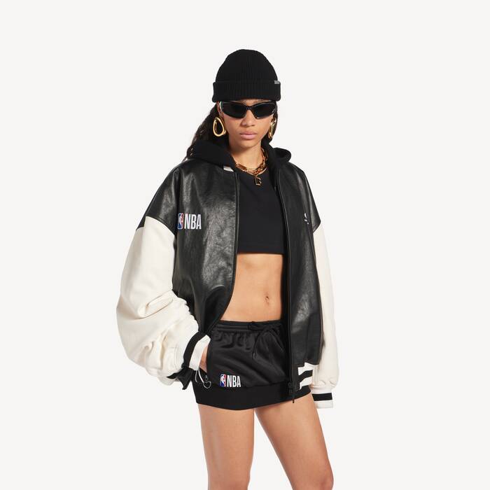 balenciaga | nba collaboration minigonna con ruche