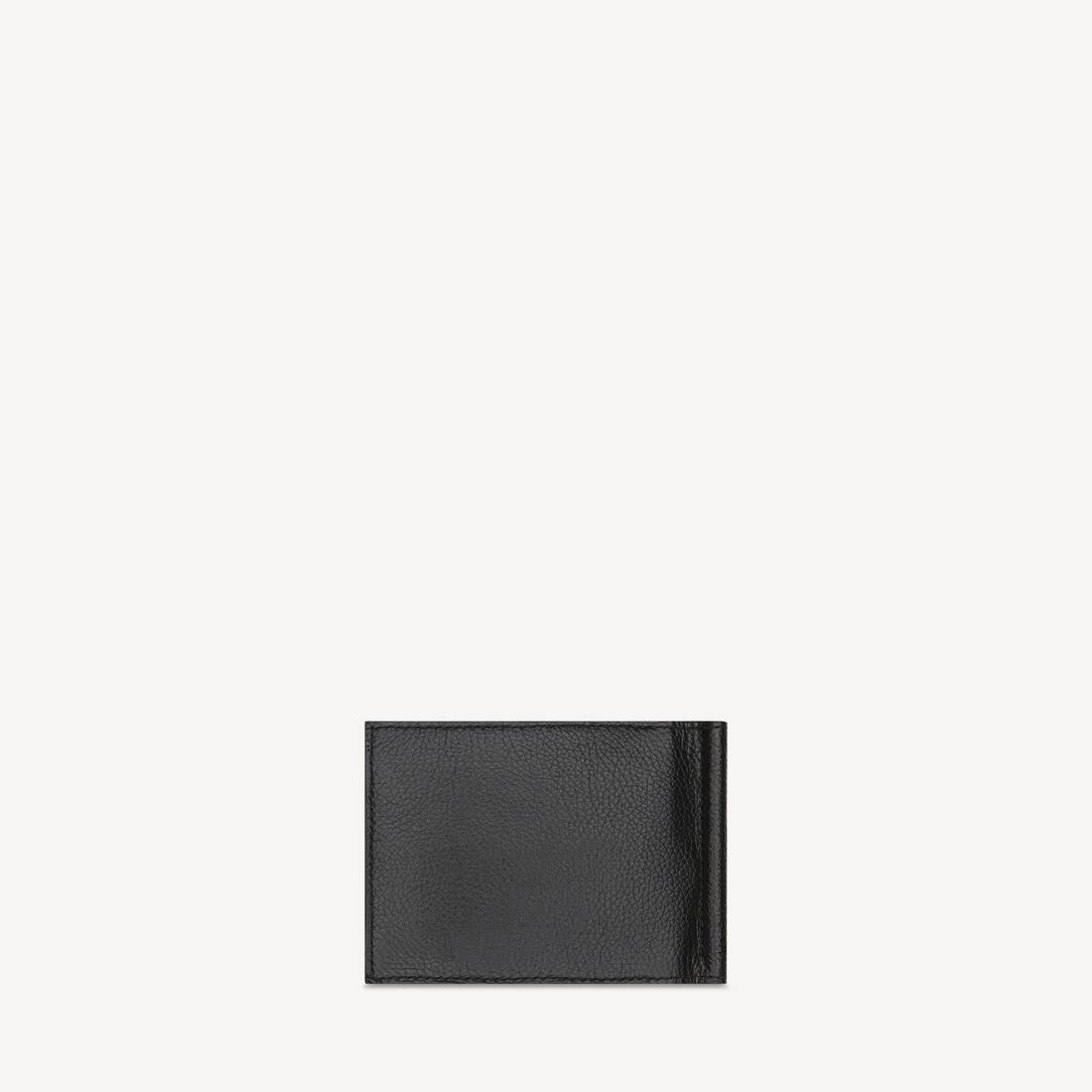 Men's Cash Folded Card Holder With Bill Clip in Black/white | Balenciaga Austria EN - Image 2