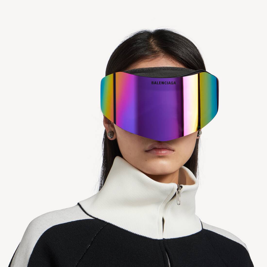 Ski Mask Goggles in Black/pink | Balenciaga Republic Of Korea EN - Image 5