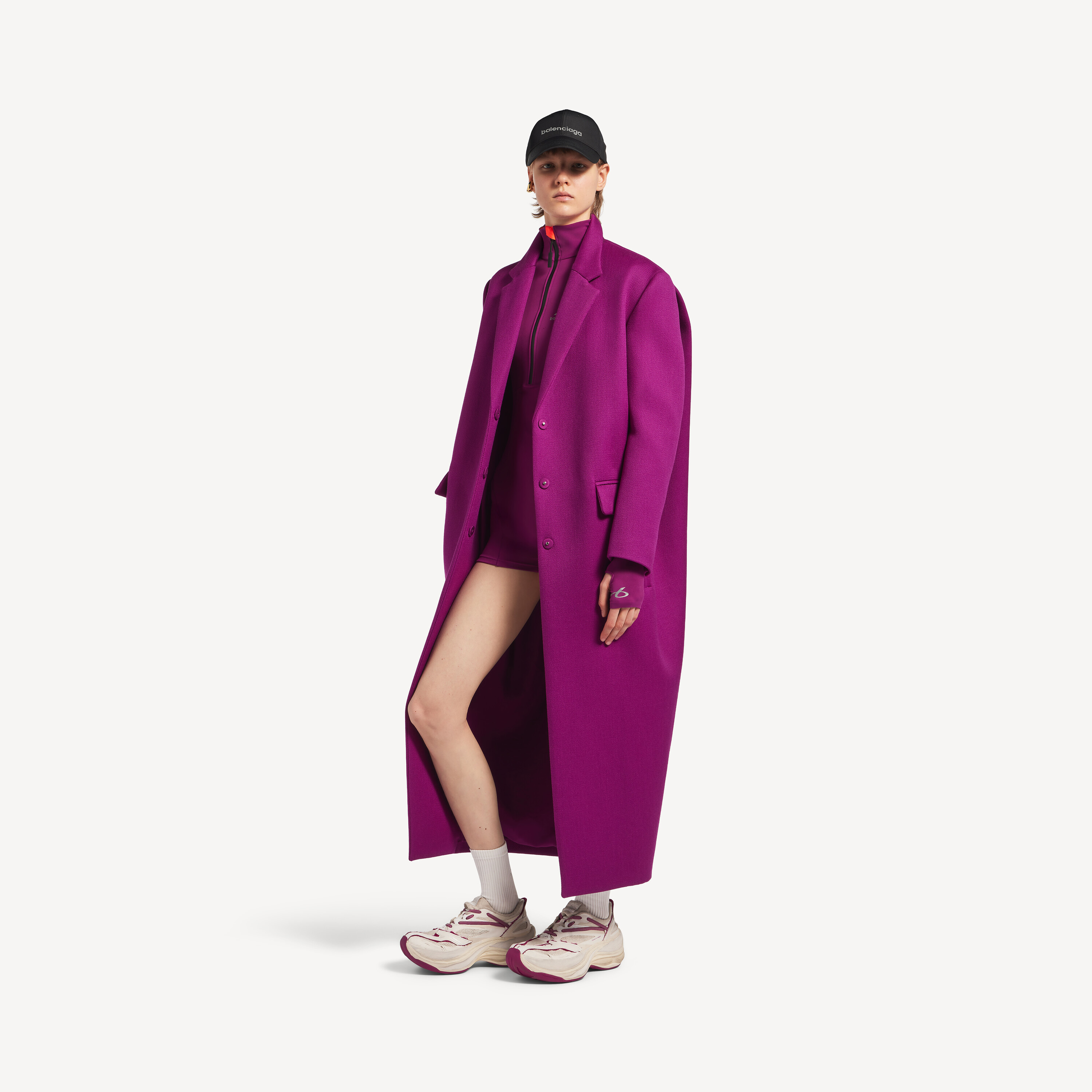 Balenciaga long sack coat