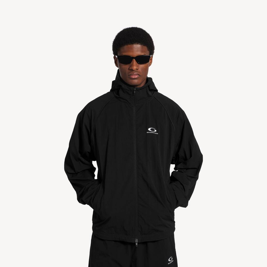 Men's Technical Tracksuit Jacket in Black | Balenciaga United States EN - Image 5
