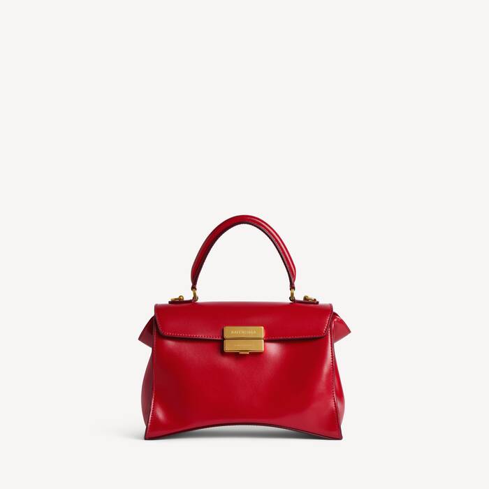Hourglass Avenue Henkeltasche Klein f&uuml;r Damen in Karminrot - Damen | Balenciaga Deutschland DE - Image 1