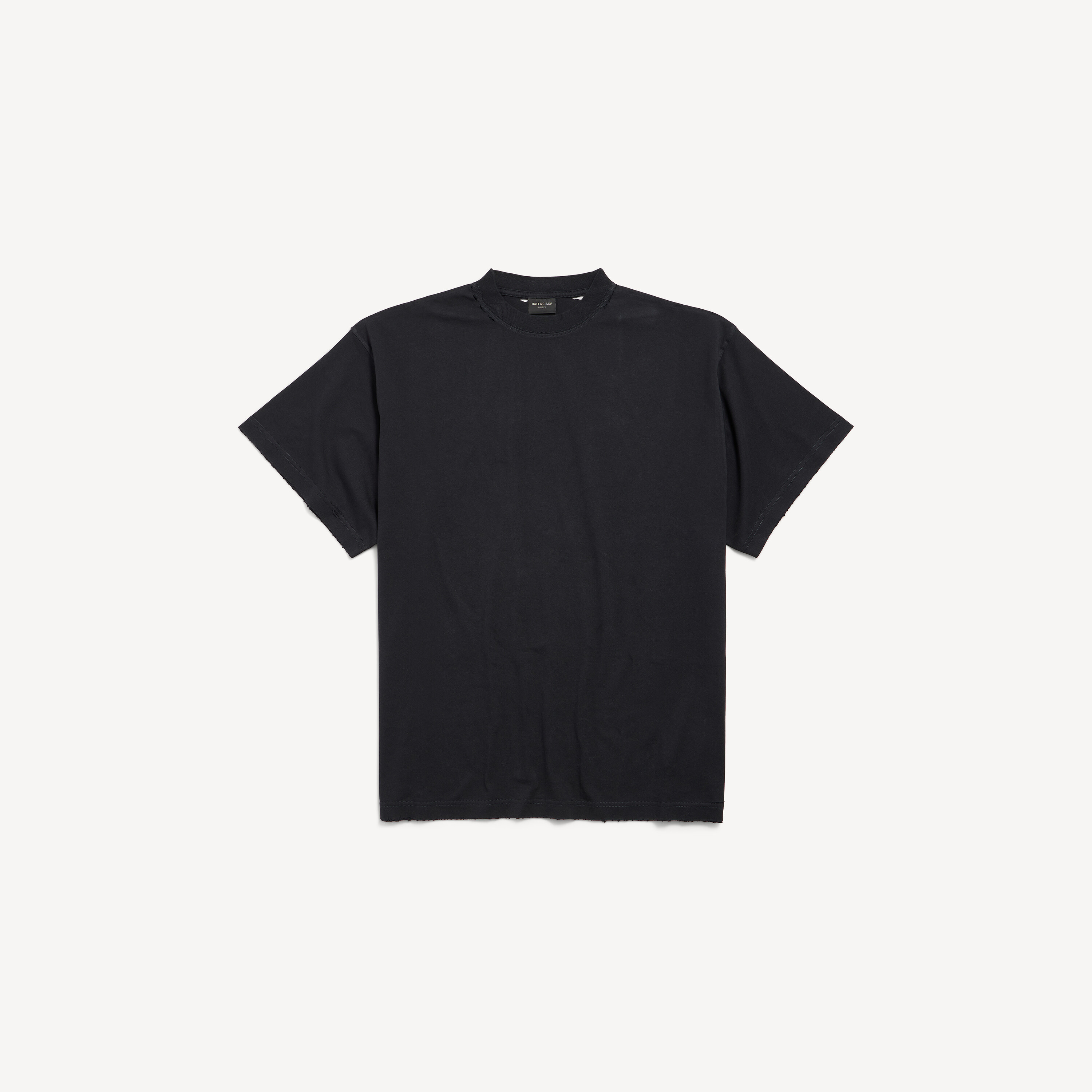 Camiseta security tape logo oversized