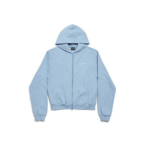 hoodie zippé balenciaga back fit regular