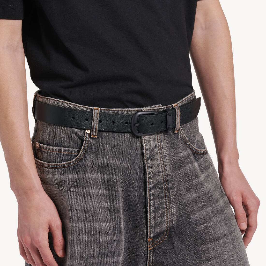 Ceinture Suit pour Homme en Noir | Balenciaga Canada FR - Image 4