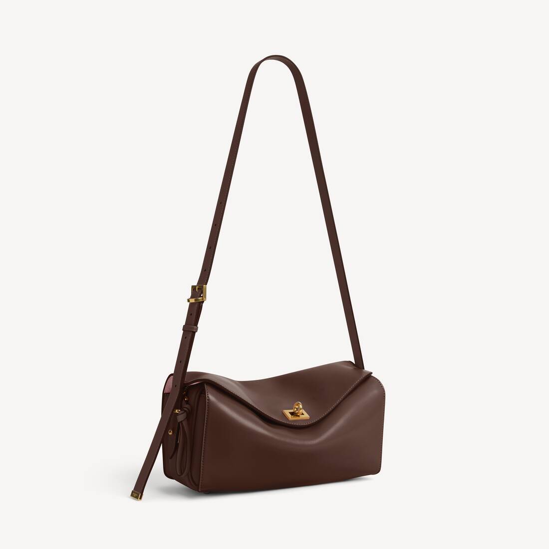 Women's Le 7 Shoulder Bag Medium in Muscade | Balenciaga Australia EN - Image 2