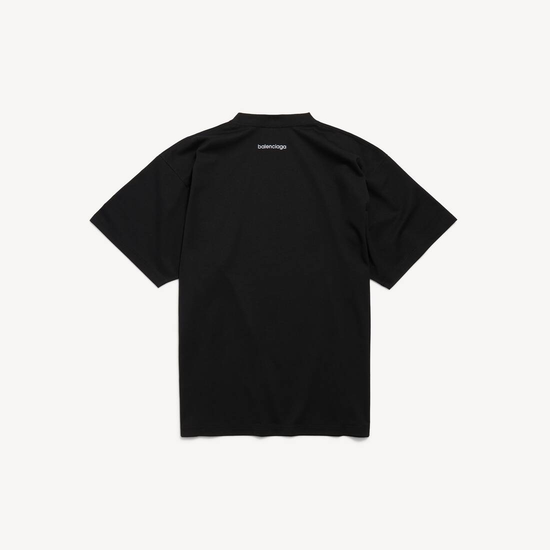 Men's Bodies Medium Fit T-shirt in Black | Balenciaga United States EN - Image 2