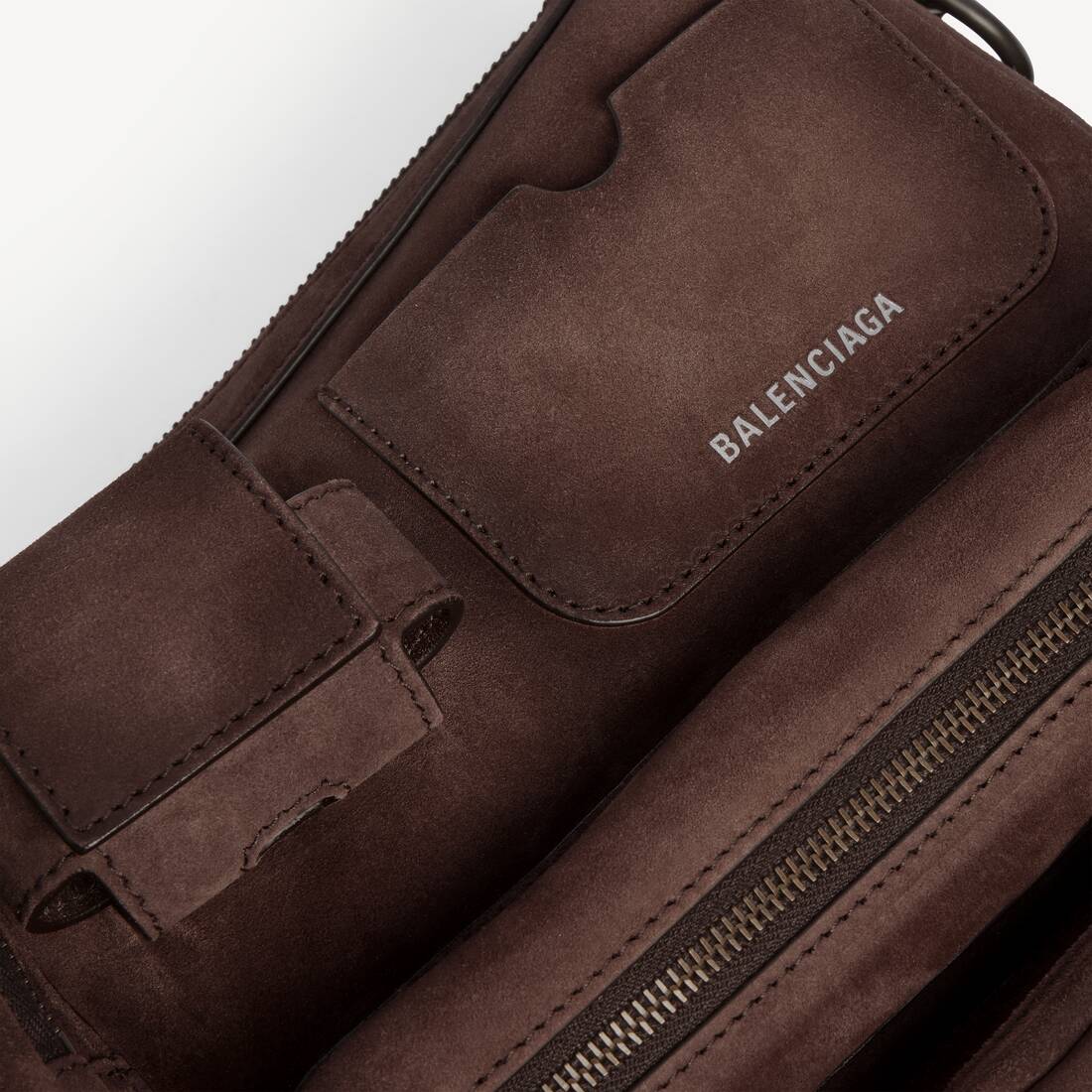 Men's Superbusy Messenger Bag in Light Espresso | Balenciaga Canada EN - Image 5