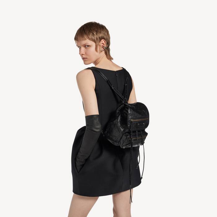 Women's Le City Backpack Mini in Black - Women | Balenciaga Australia EN - Image 2