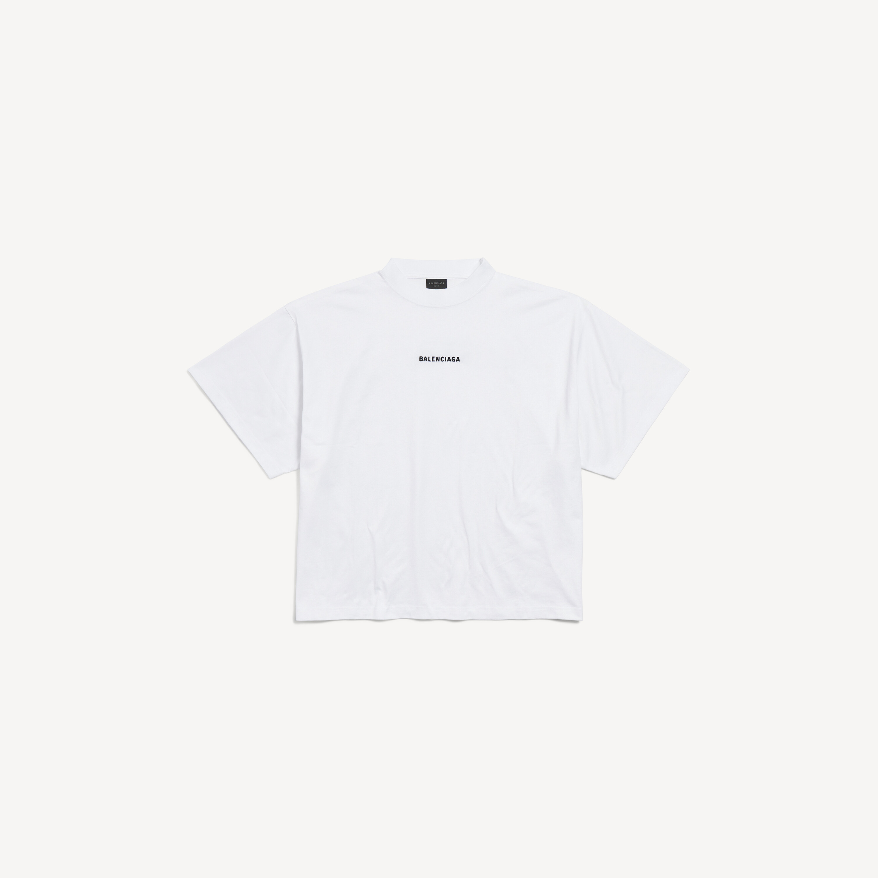 Balenciaga back cropped t-shirt