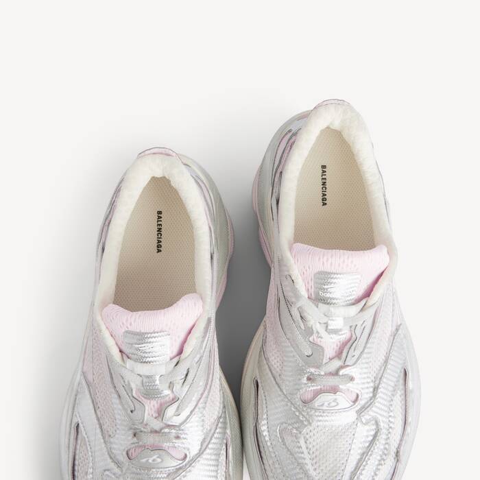 Zapatillas Jet Metallic para Mujer en Plateado/blanco/rosa - Mujer | Balenciaga Espa&ntilde;a ES - Image 2