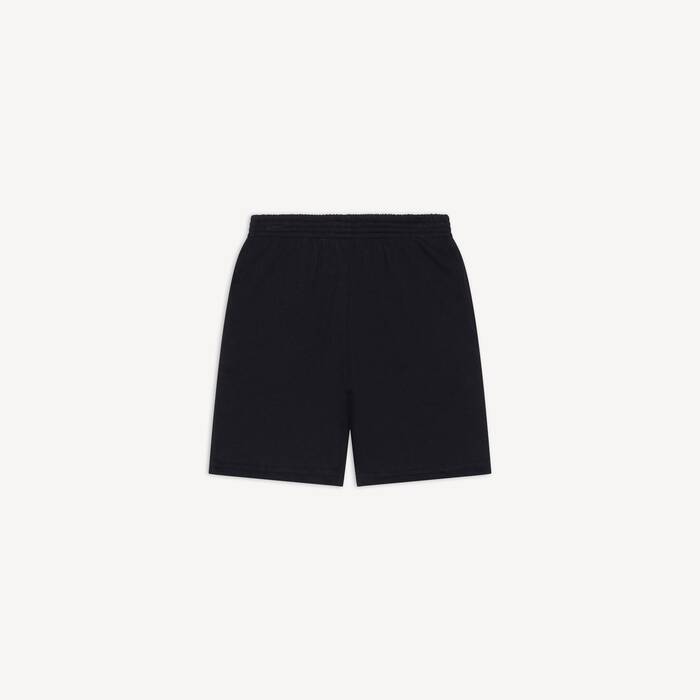 Kinder &ndash; Political Campaign Jogging Shorts in Schwarz | Balenciaga Deutschland DE - Image 2