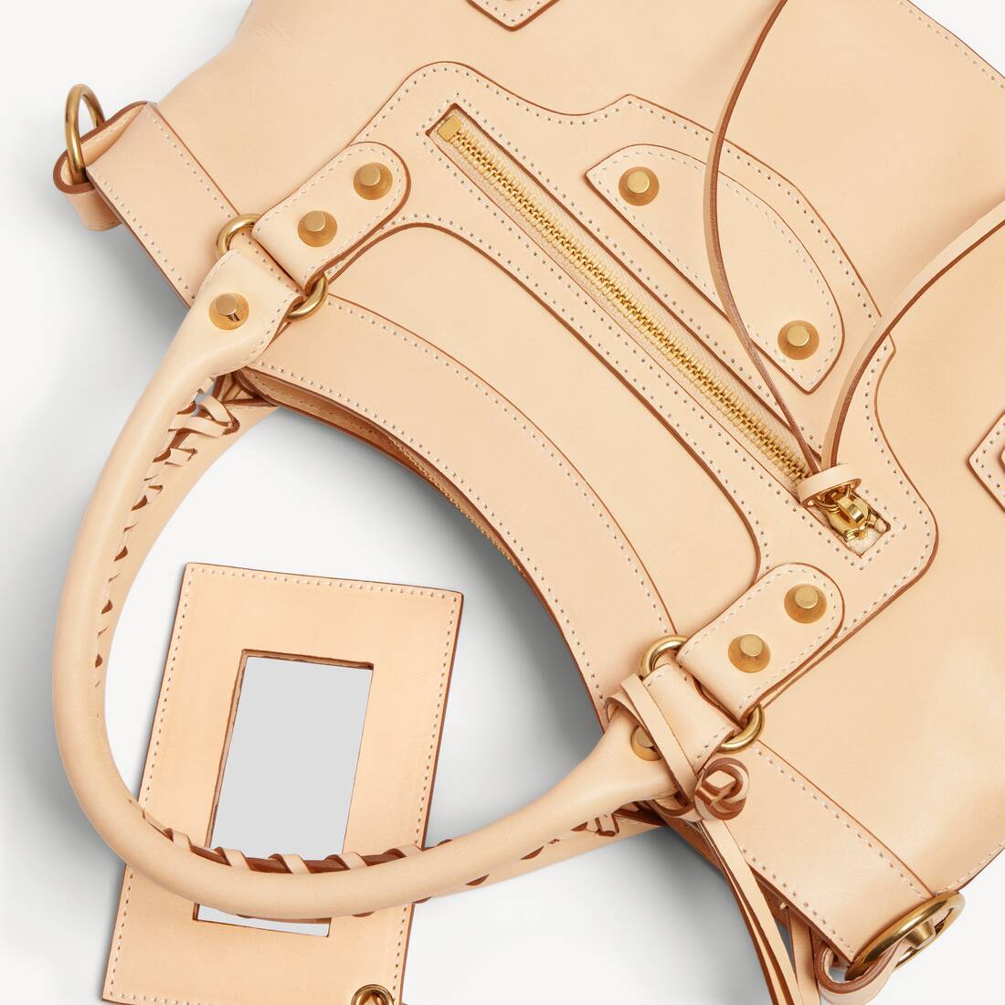 Sac Le City First pour Femme en Naturel | Balenciaga Belgique FR - Image 5